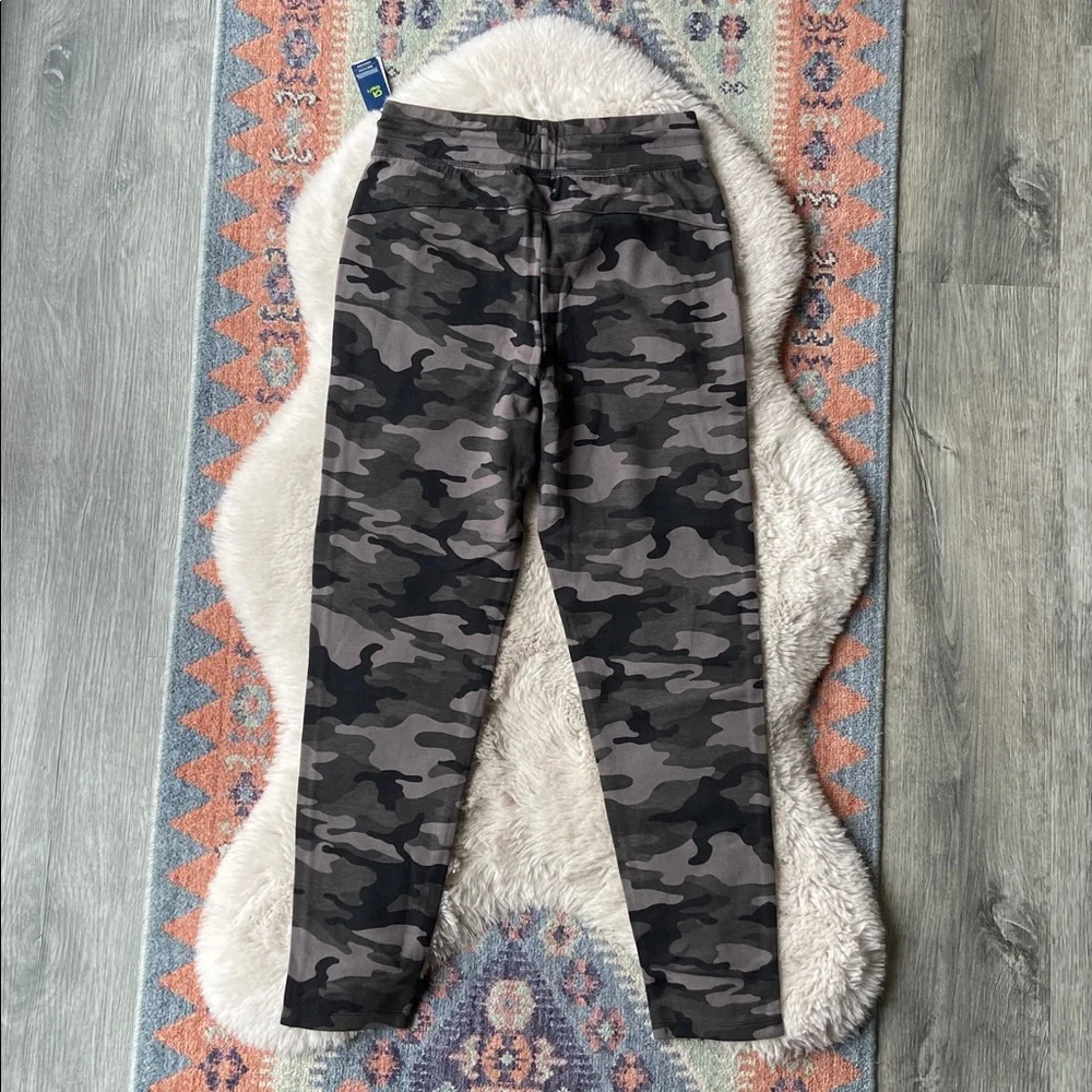 Gap Fit boys grey & black camo jogger sweat pant athletic sporty kids XL 12